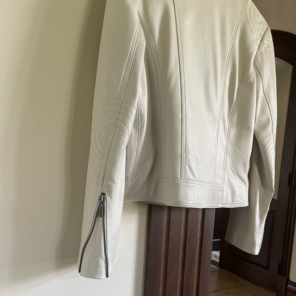 Sandra Angelozzi Leather Coat…Size 40 - Picture 3 of 9